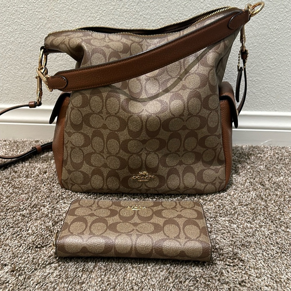 Coach Pennie Shoulder Bag and Wallet